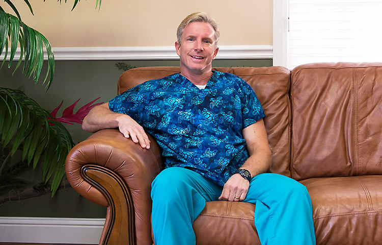 Dr. Mark Goch makes sure his office has a friendly, family atmosphere.